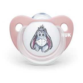 NUK DISNEY - биберон залъгалка силикон 0-6 мес. 1бр + кутийка за съхранение и стерилизация в микровълнова